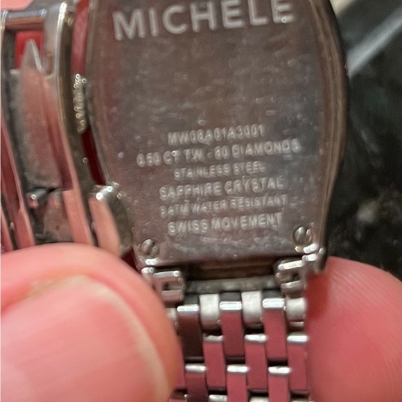 Michele Urban, Diamond watch, Sapphire crystal, Water resistant, Swiss movement - Picture 3 of 15